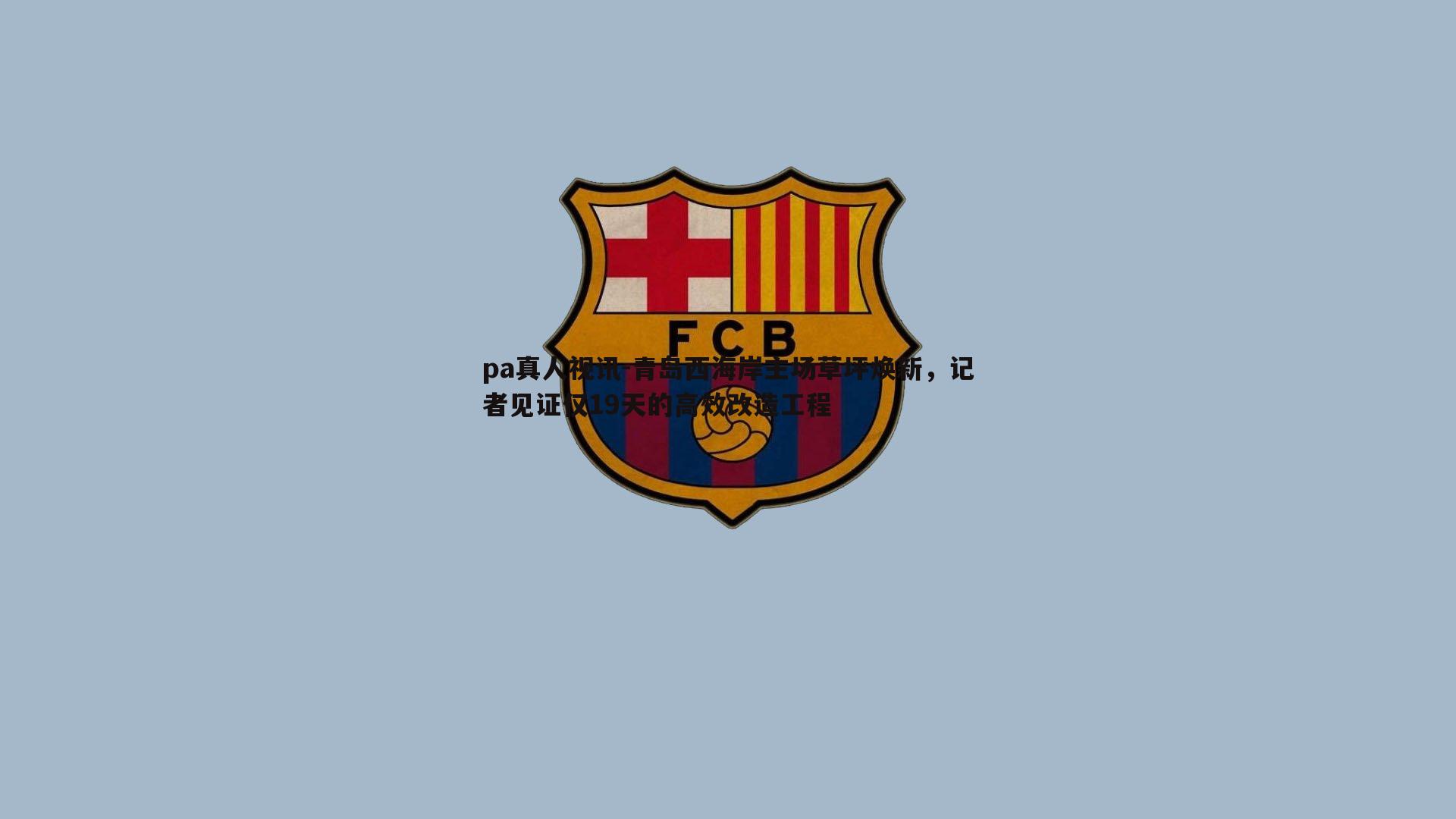 青岛西海岸主场草坪焕新，记者见证仅19天的高效改造工程